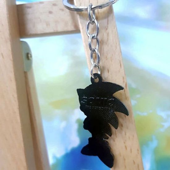 Брелок "Соник", р-р 4,8*3 см