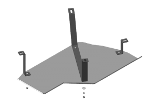 Защита Топл. бака. 5 мм, Алюминий. для Citroen DS3 2010-2016 MOTODOR.30403