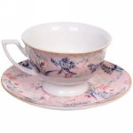 Чайный набор 12 предметов «Paradise» (6кружек 200мл+6блюдец), розовый