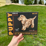 Сборная деревянная модель «Механический щенок Puppy» (EWA)
