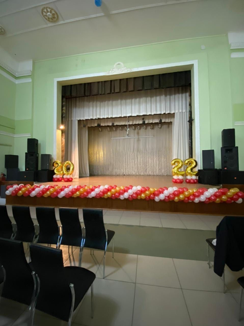 Оформление актового зала на выпускной 2