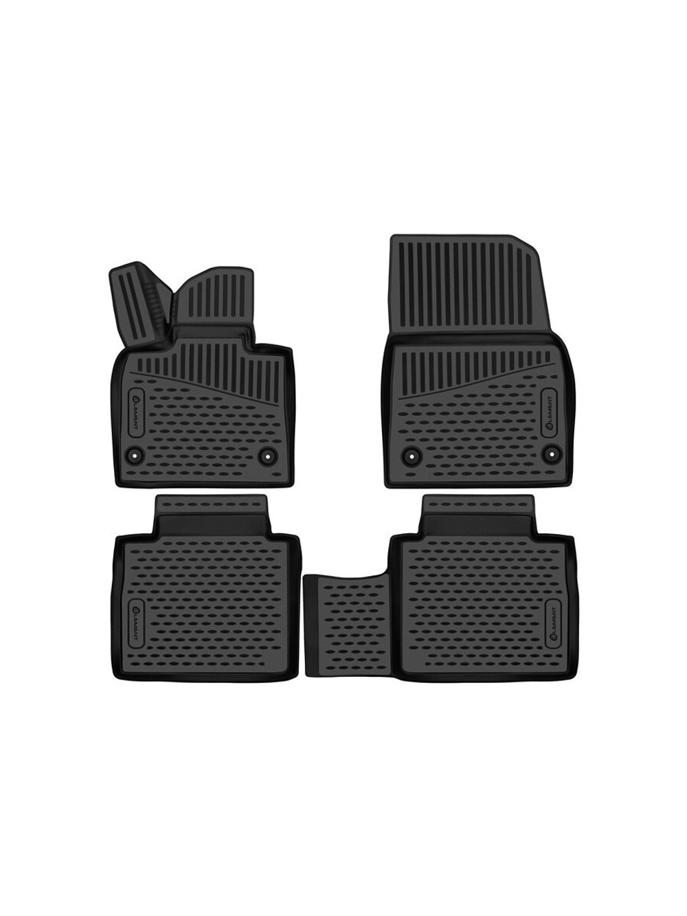 Коврики в салон для VOYAH Free, 2021-, внедорожник , 5дв. 4шт. (полиуретан) ELEMENT3DAN0398210K