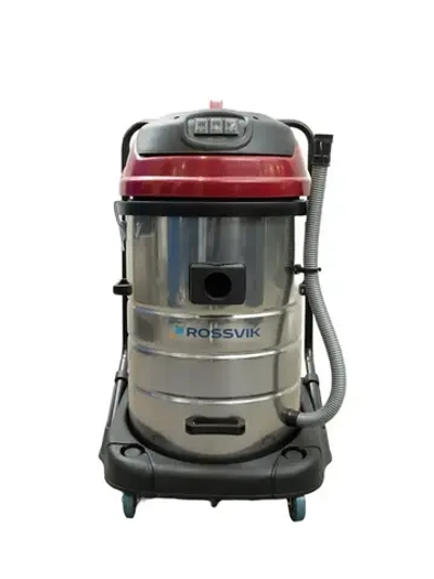 Пылесос для автомойки профессиональный 3 турбины 3x1500Вт RVC70-3 Водопылесос 70л.