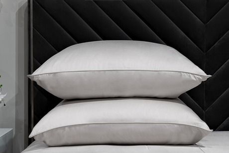 Наволочки 2шт 70x70 Garda Decor бамбук серые