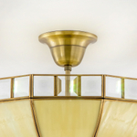 Citilux Шербург-1 CL440141 Люстра витражная потолочная Бронза