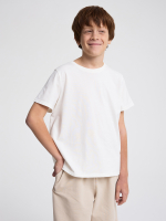 Футболка базовая Mjölk Ecru, уценка