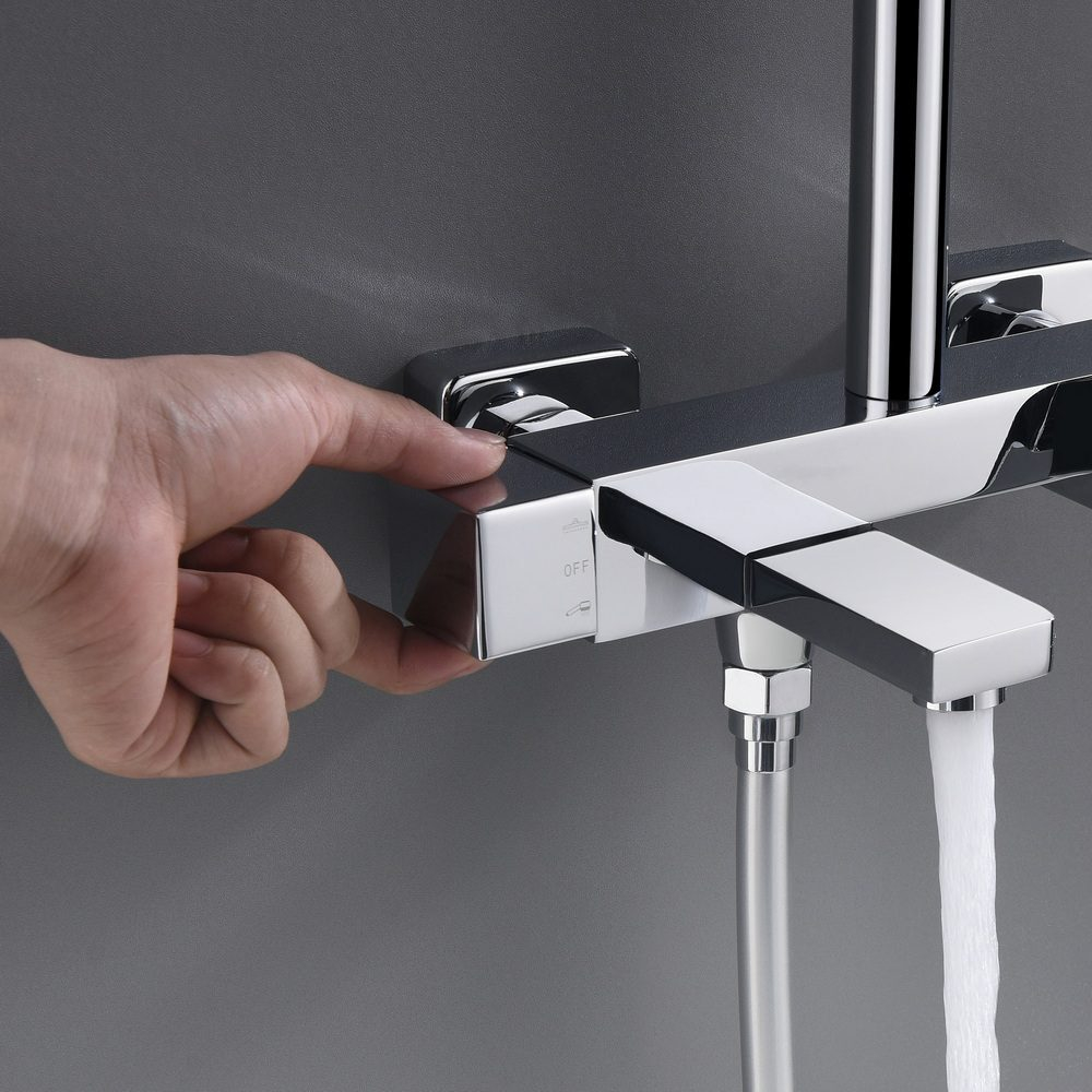 Душевая система Black&White Universe хром (UK8500C)