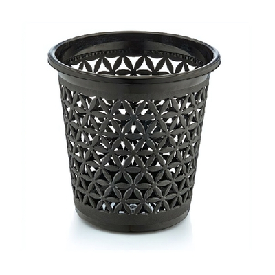 Корзина для мусора "Фловер" 11л черный