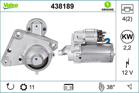 VALEO - 438189-VAL - Starter