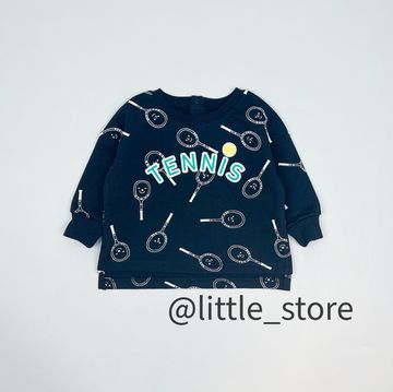 Свитшот "Теннис" из футера, Черный