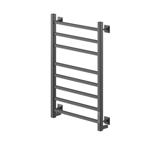 Полотенцесушитель MIXLINE FORTUNE  80х50 (таймер, 425 Вт, 8 перекладин) электрический ЧЕРНЫЙ