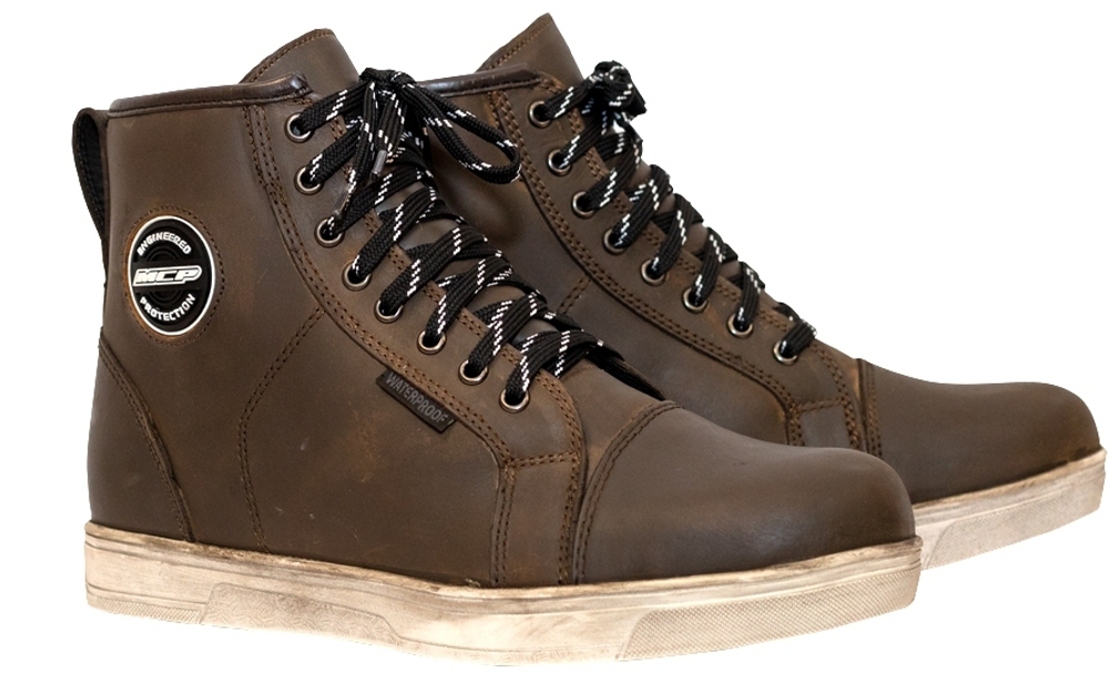 MCP Мотоботы Boston Leather (коричневый, 44)