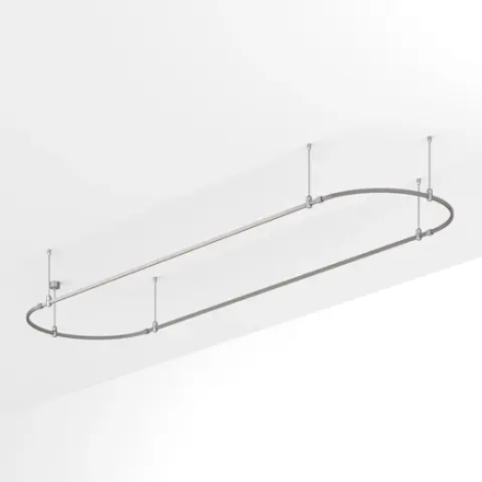 Основание ART-APRIORI-OVAL-ROD-400-4000x1000 (TN) (Arlight, IP20 Металл, 3 года) 054530