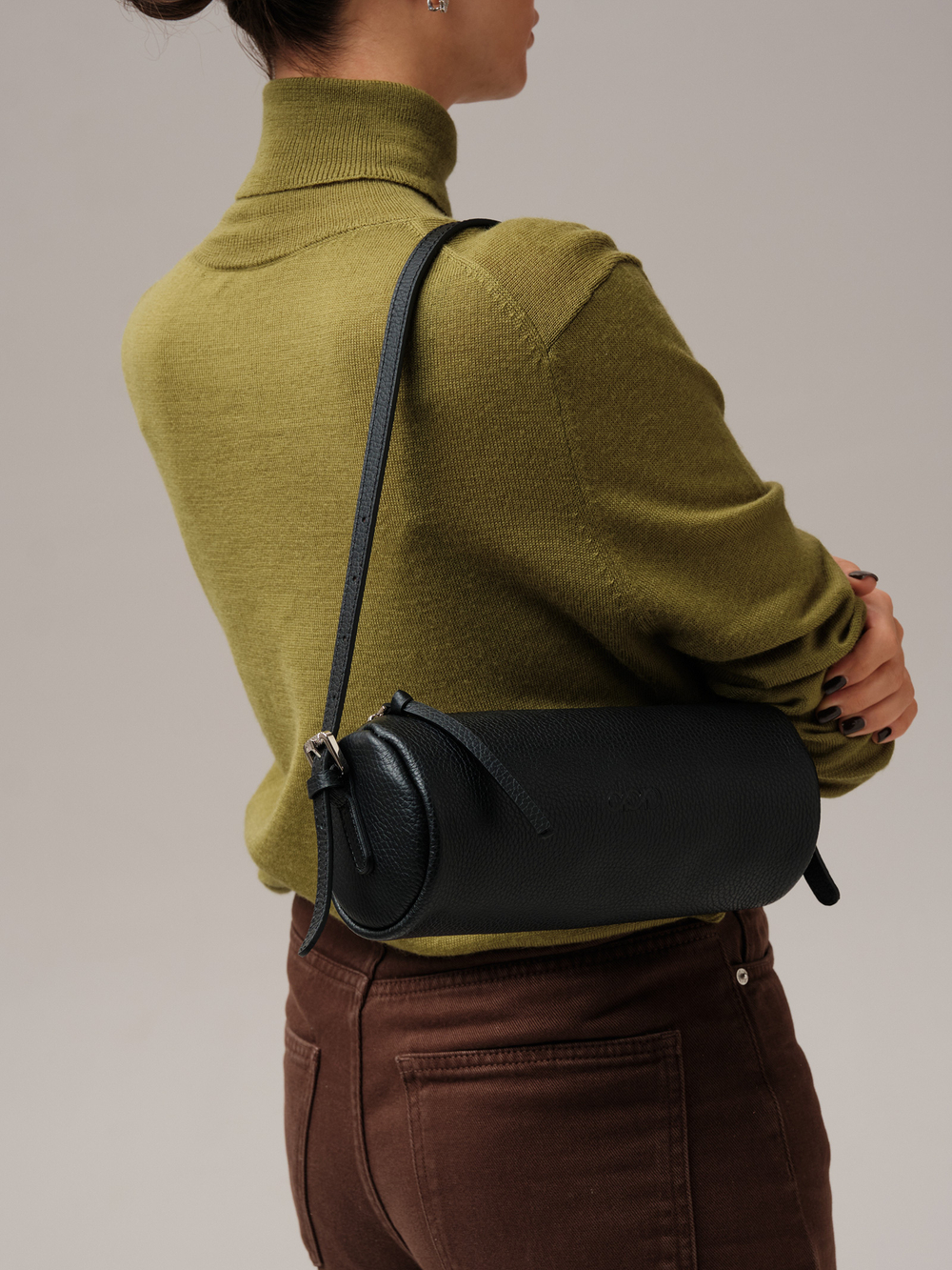 Кожаная сумка DBR 31343 черный