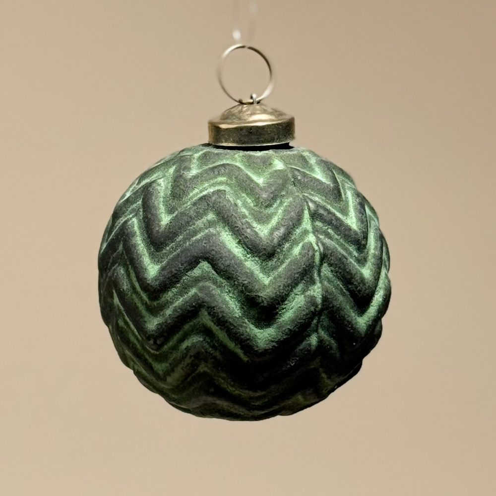 Ёлочный шар Зеленая пастель