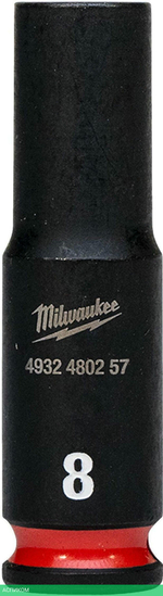 Головка ударная Milwaukee Shockwave 1/4" 8мм (4932480257)
