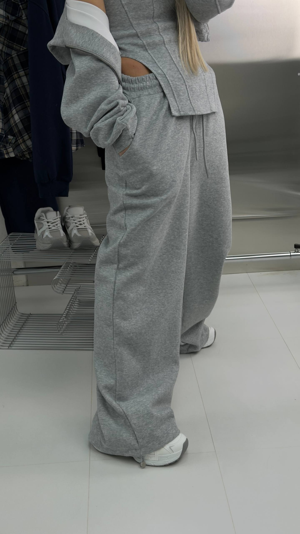 Костюм женский арт. 5911 цвет "тёмный меланж"