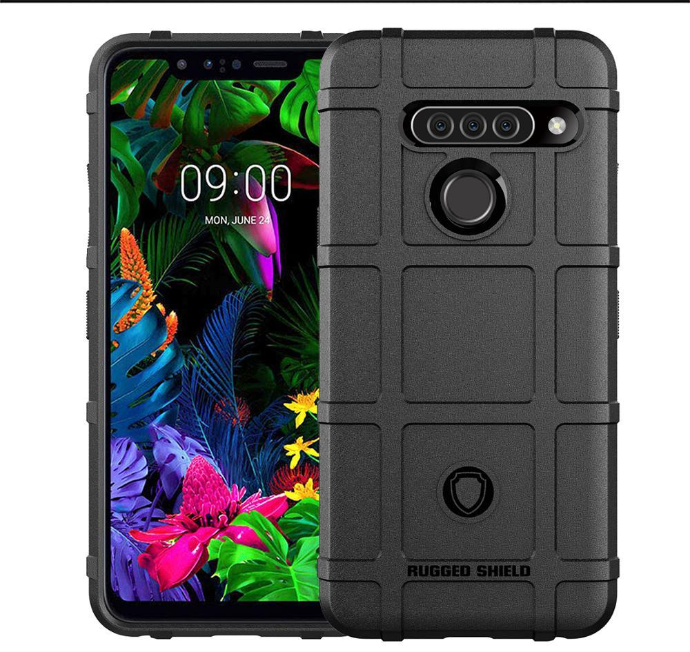 Чехол для LG G8S ThinQ цвет Black (черный), серия Armor от Caseport