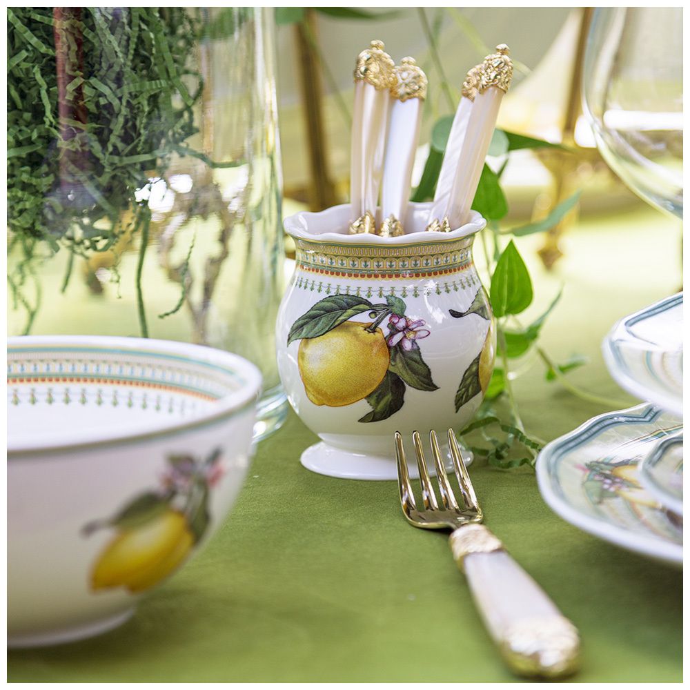 ВАЗОЧКА-ПОДСТАВКА LEFARD "ЛИМОНЫ" 9 СМ (КОР=36ШТ.)