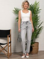 Джинсы Асфея (светло-серые) Б15673-4М LT Collection