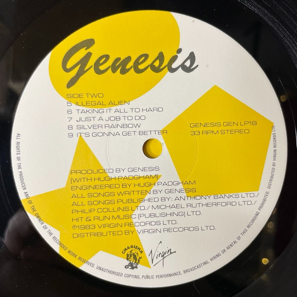 Винтажная виниловая пластинка LP Genesis Mama (UK 1983) Just A Job To Do