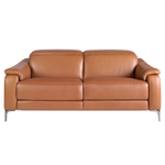 Диван 3-х местный с реклайнером 6181/KM6132-3P-M5676 из коричневой кожи