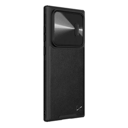 Противоударный чехол Nillkin CAMSHIELD Leather Case S с защитой камеры для Samsung Galaxy S22 Ultra