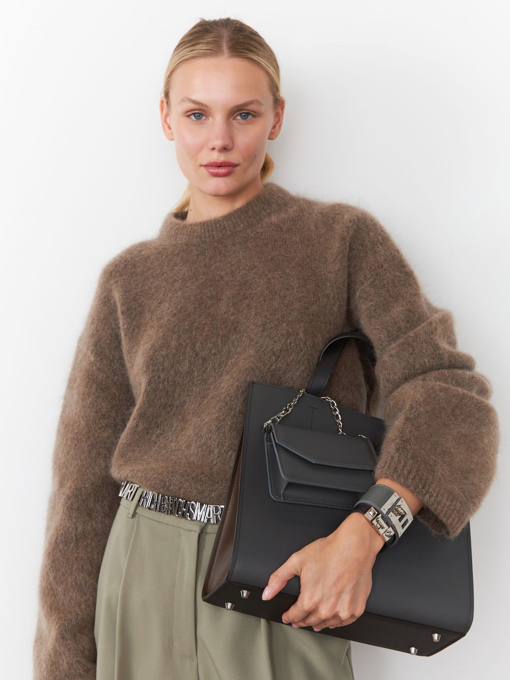 ТОНКИЙ РЕМЕНЬ НА КОБУРНЫХ КНОПКАХ SRB BLACK