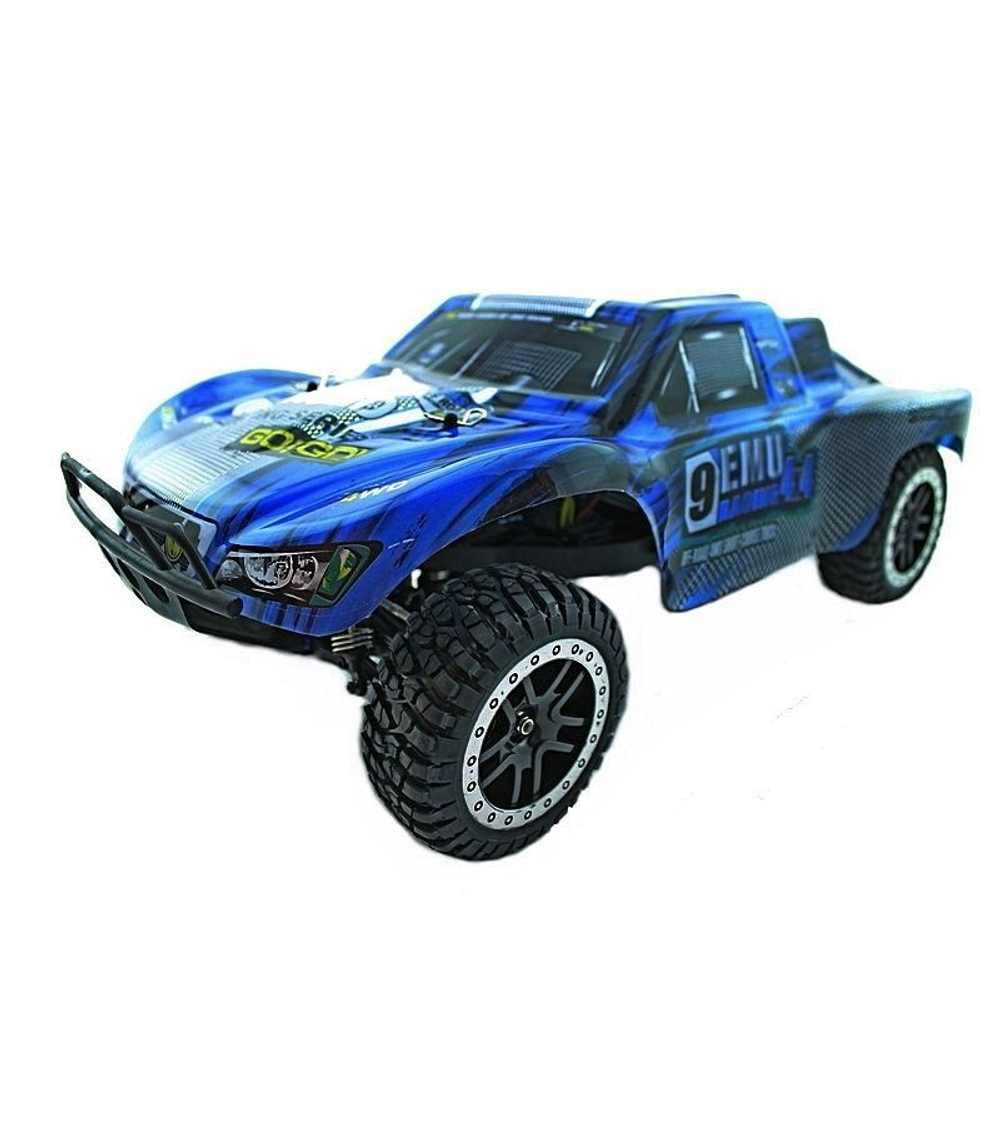 Радиоуправляемый шорт-корс Remo Hobby 9EMU TWINS MOTOR (синий) 4WD 2.4G 1/8 RTR