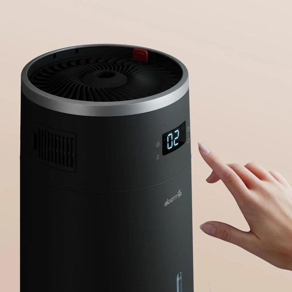 Увлажнитель воздуха ультразвуковой DEERMA DEM-F950W,  8л,  серый