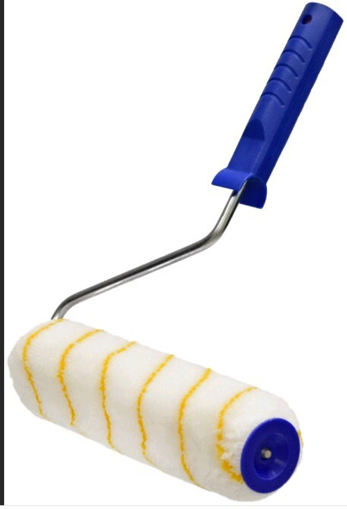 Валик Полиакрил Желтая нить   250мм, d48, d8 ворс 11мм  TOOLBERG  (Лакра) 0312012