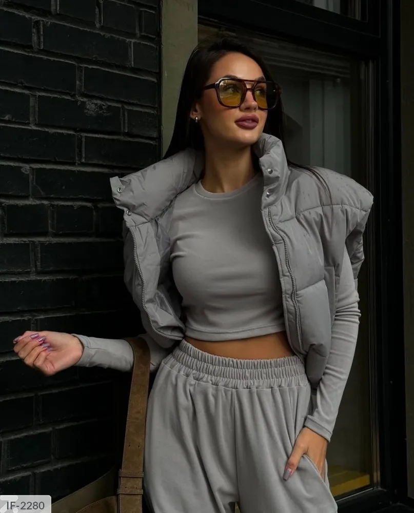 Жилет KE-1874 Фабрика Моды