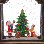 Сувенир с подсветкой «Новогоднее счастье»16.6*8.6*28.6 см, микс (питание от USB и батареек)