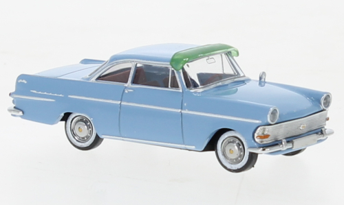 Автомобиль Opel P2 Coupe, голубой, 1960, 1:87