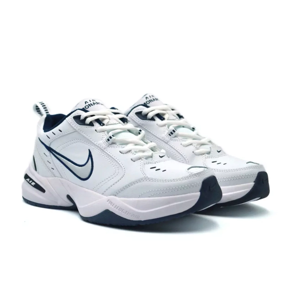 All white nike monarch hot sale