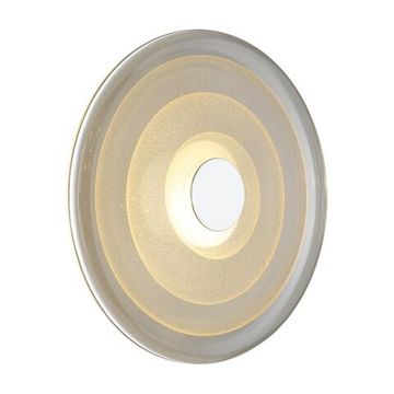 Бра 3W 3000K APL.350.01.03 хром/белый/прозрачный Stusia Aployt