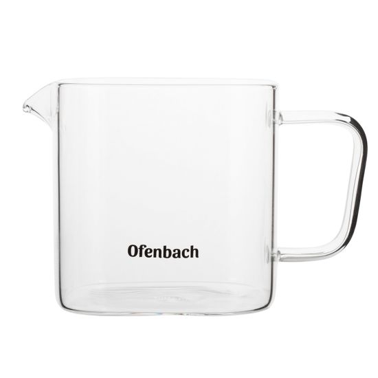 Стеклянный заварочный чайник 0,6 л. Ofenbach NB 100612S с ситечком