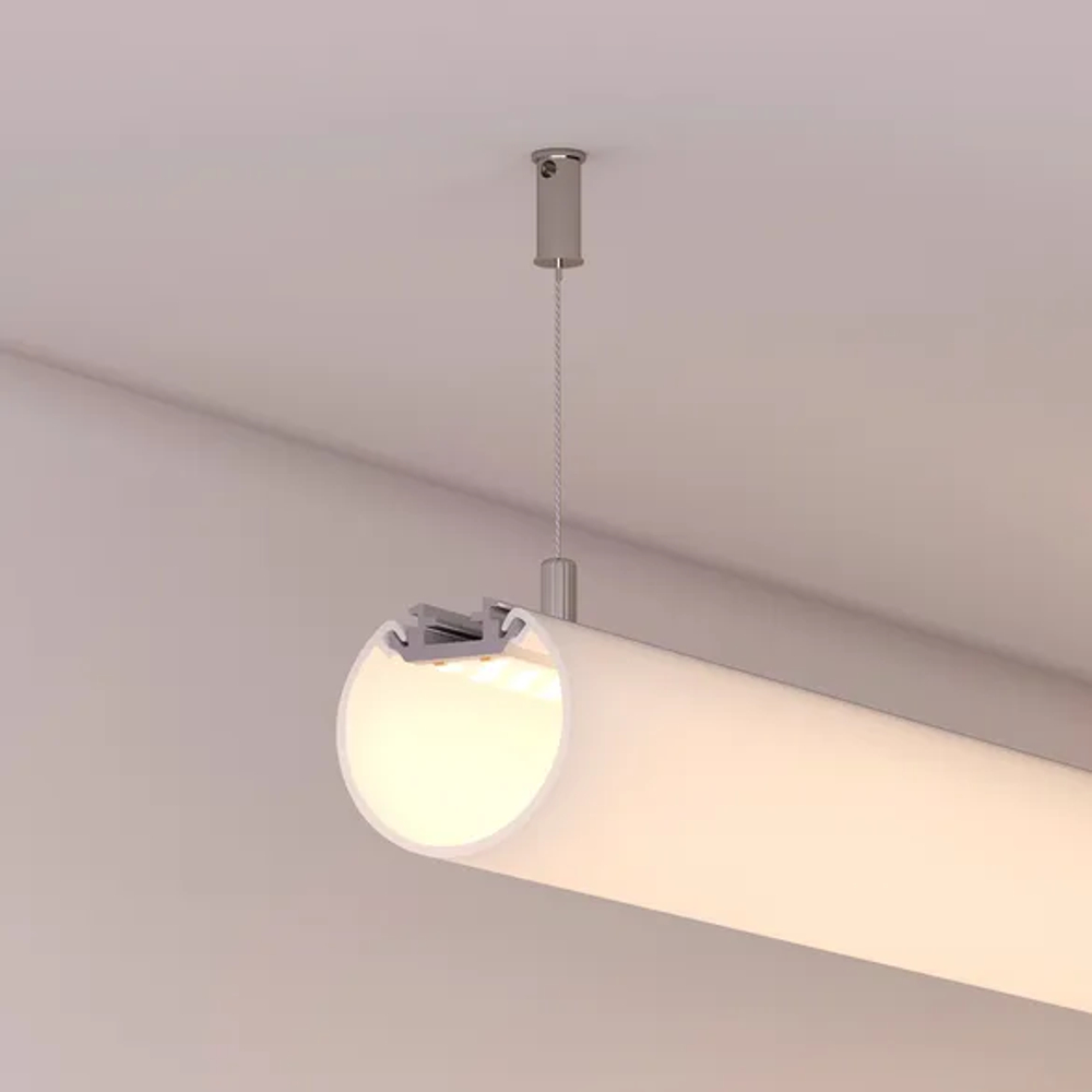 Профиль ROUND-D40-2000 ANOD (Arlight, Алюминий) 044517