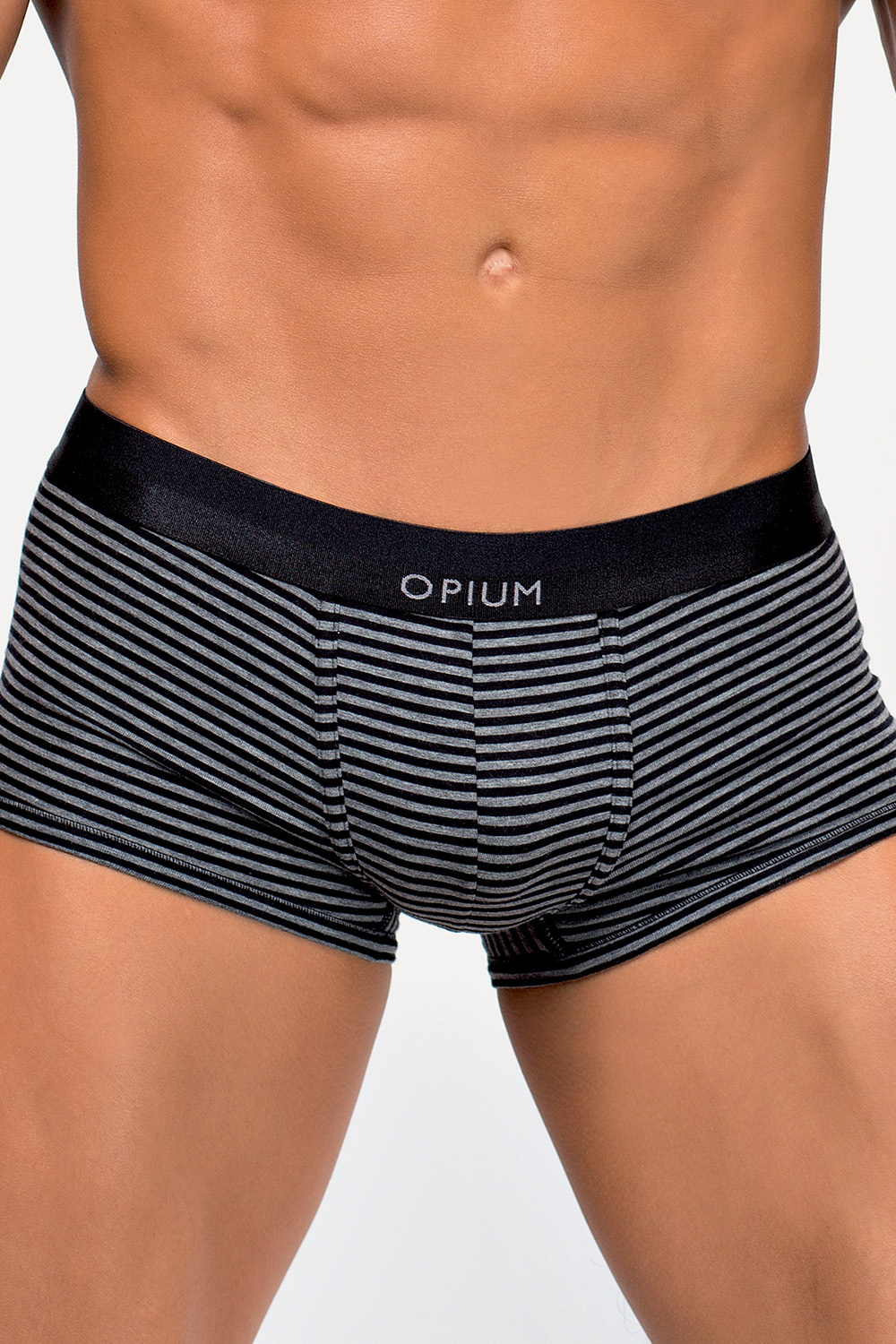 Мужские трусы R-111 Black-Melange Grey Opium