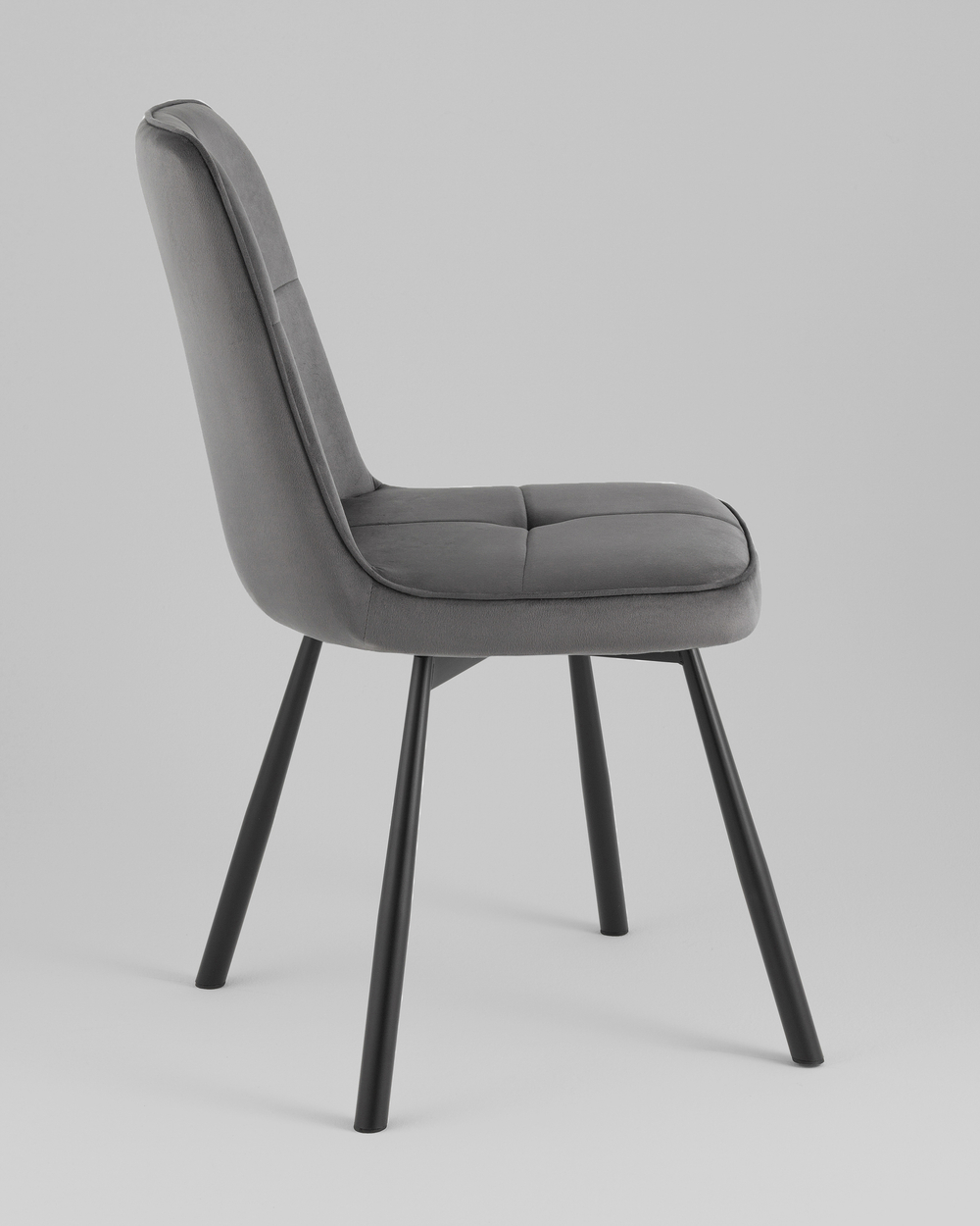 Стул Boun вращающийся велюр темно-серый