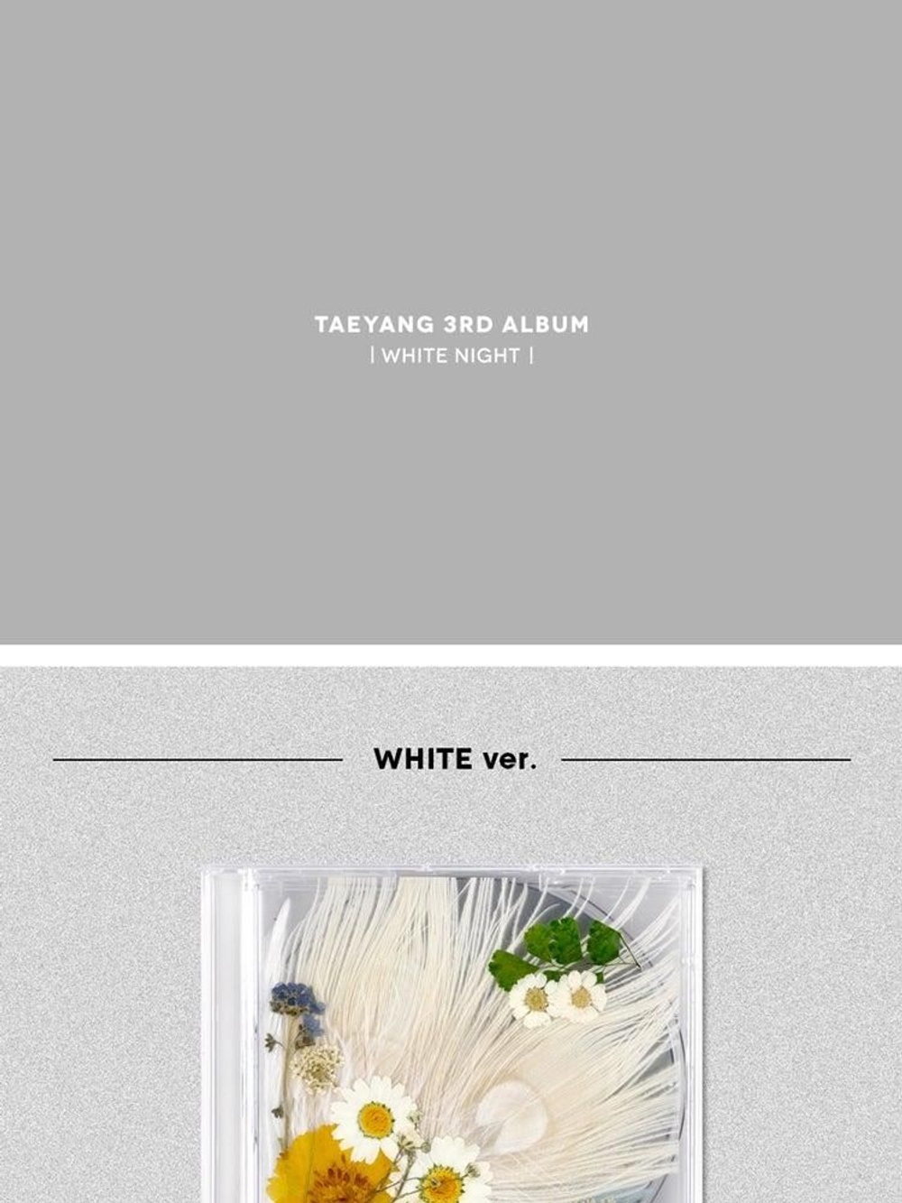 Альбом Bigbang Taeyang - White Night 3rd Album 3 Version SET