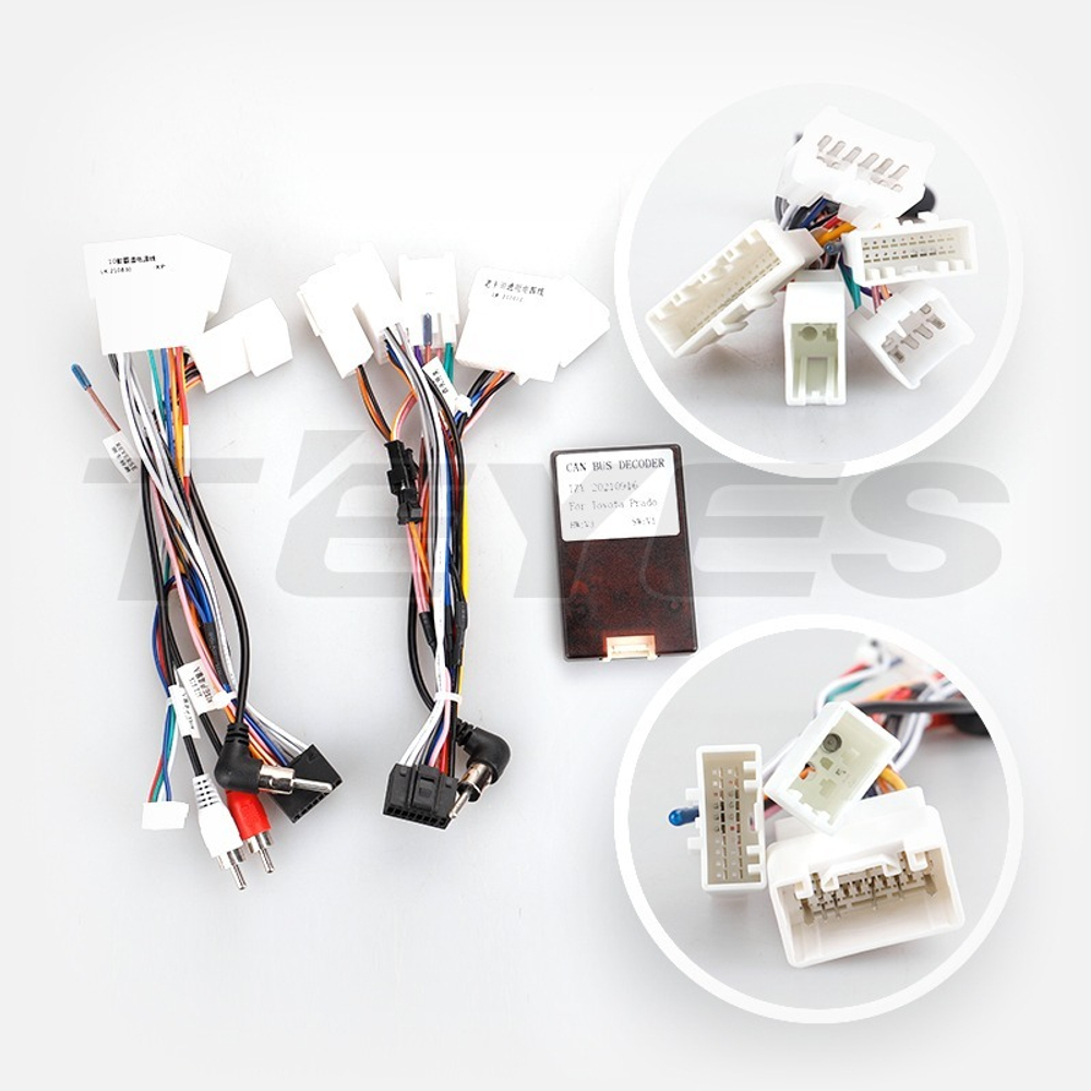 Магнитола для Toyota Alphard 2 H20, Vellfire 1 H20 2008-2015 (полочка под экраном, большая рамка) - FarCar BX10-360-9536-10F1 монитор 10.36" 2K QLED на Android 13, 6Гб+128Гб, CarPlay, 4G SIM-слот, 4 камеры в комплекте