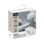 Сетевое зарядное устройство Wall Charger USB-C, 33Вт, GaN, PD, белый