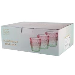 Lenardi 200-016 Набор из 6 стаканов 280мл в под.уп.(х8)Стекло