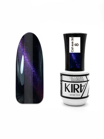 КИРА Гель-лак  Cat Eye 5D кошачий глаз №008 10 мл.