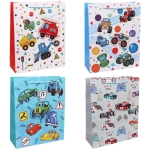 Пакет подарочный «Машинки» 26*32*10 см, микс