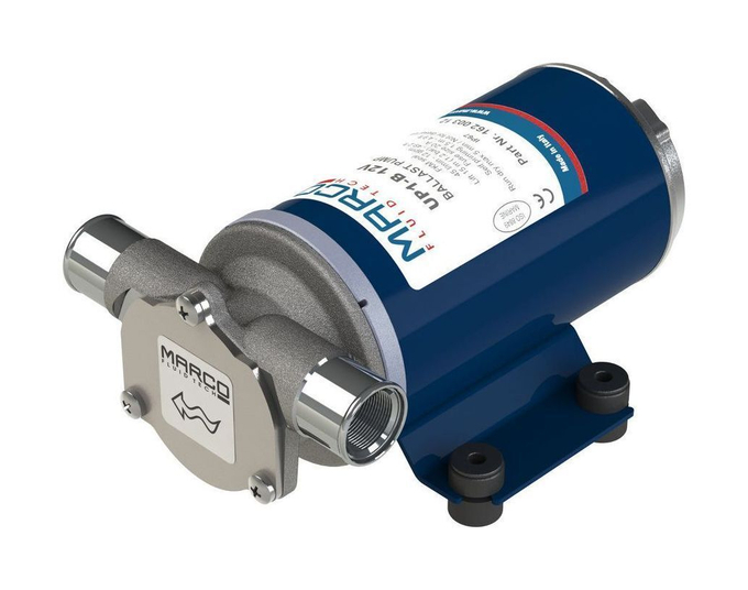 Помпа водоподающая импеллерная Marco UP1-B, 12 В, 45 л/мин, 21.8 PSI (1.5 бар)