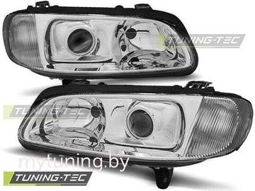 Передние фары chrome для Opel Omega B