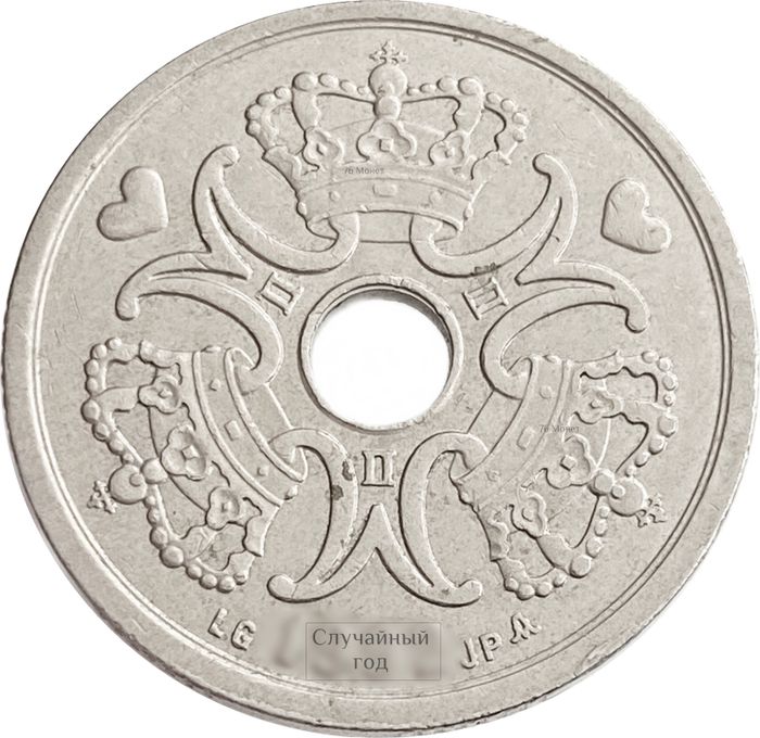 2 кроны 1992-2022 Дания XF