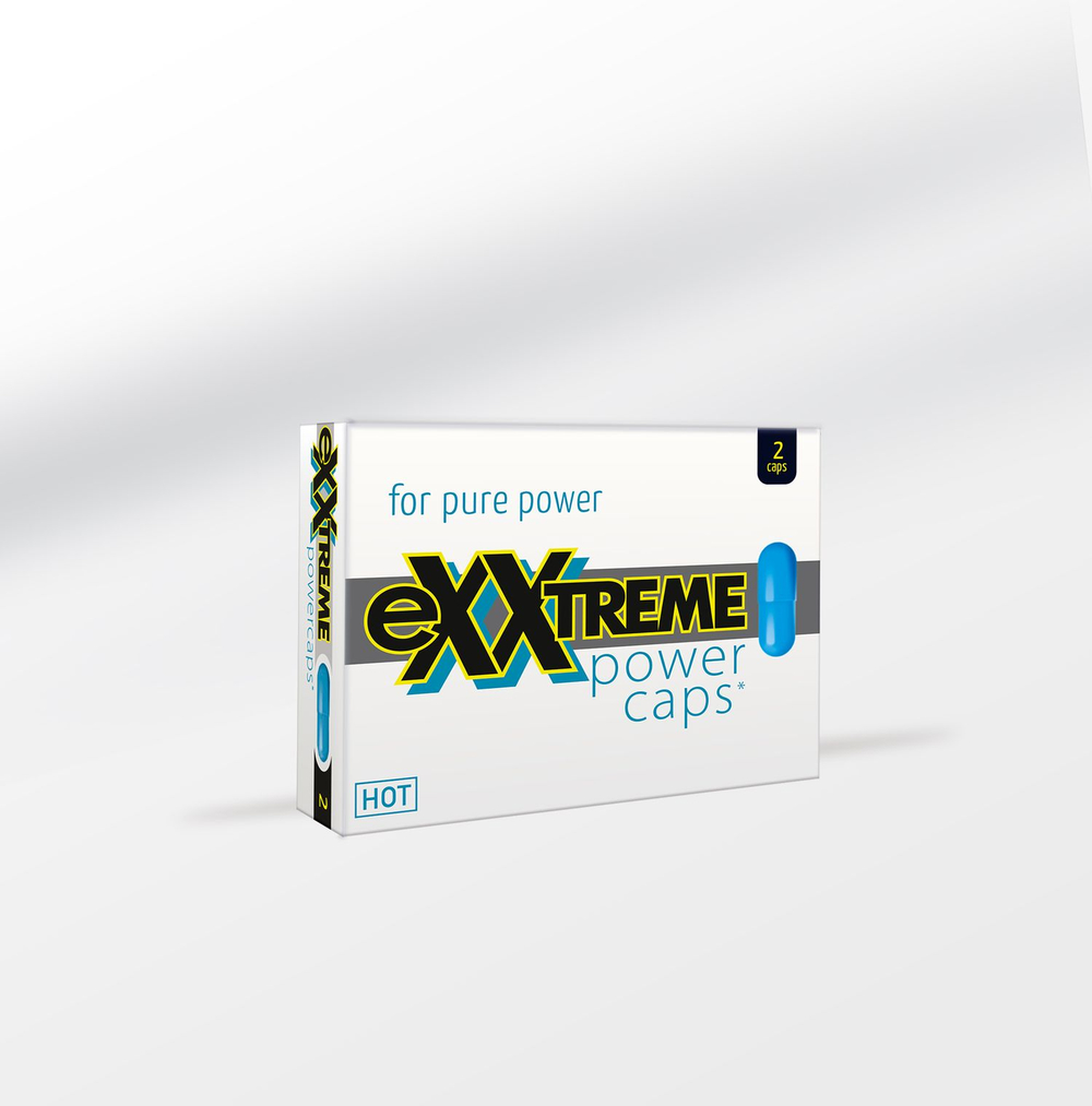HOT Exxtreme - Биологически активная добавка к пище капсулы для мужчин, 2 капсулы